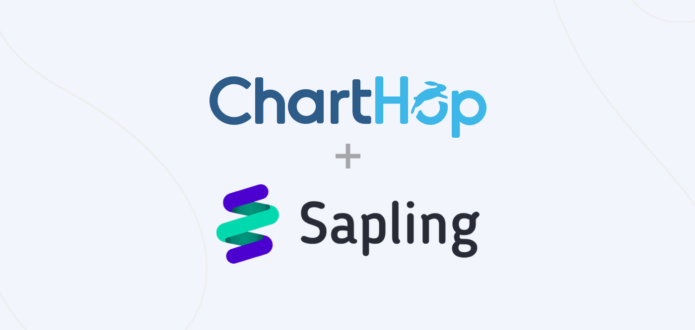 Bring Sapling data to life with new ChartHop + Sapling Integration